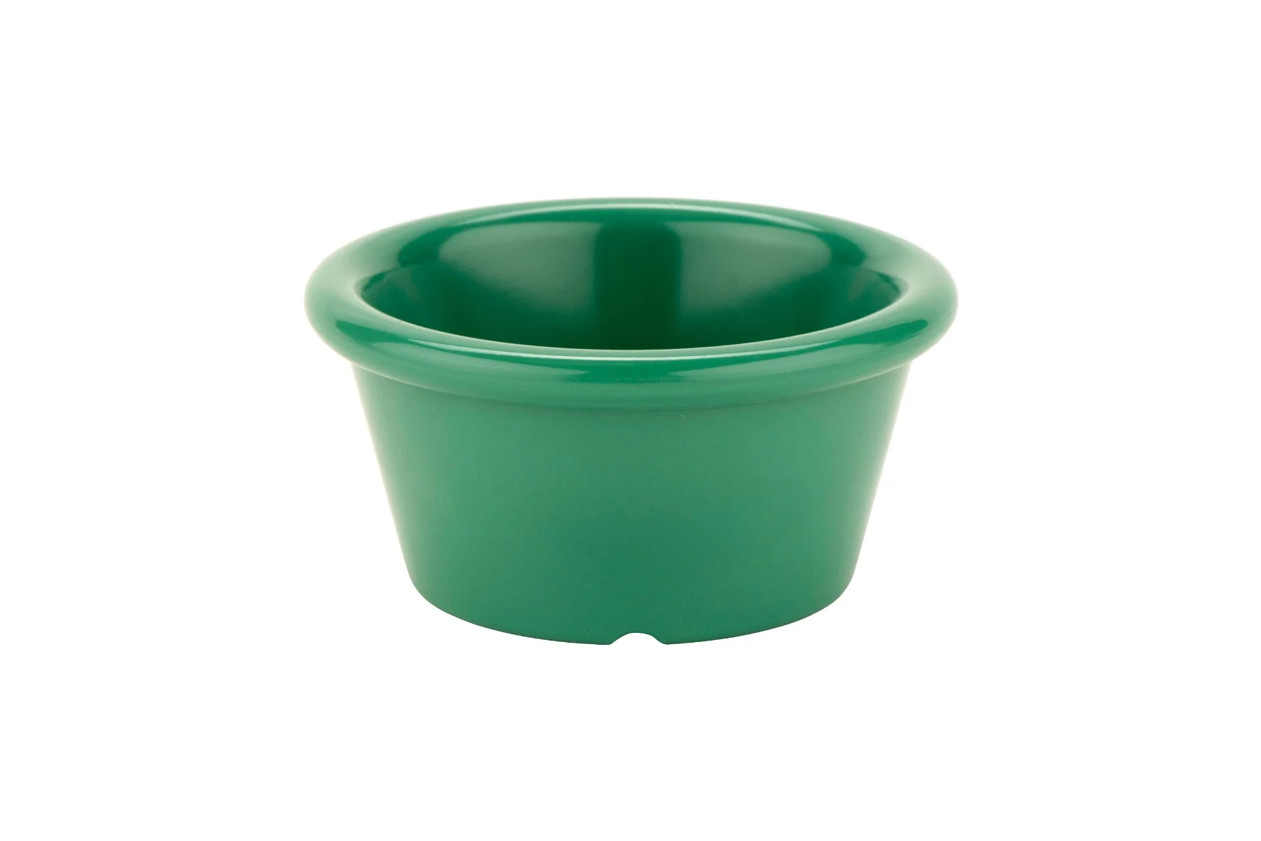 GET S-620-FG Diamond Mardi Gras Melamine Smooth Ramekin 2 oz. - Rainforest Green - 48/Case - Image 3