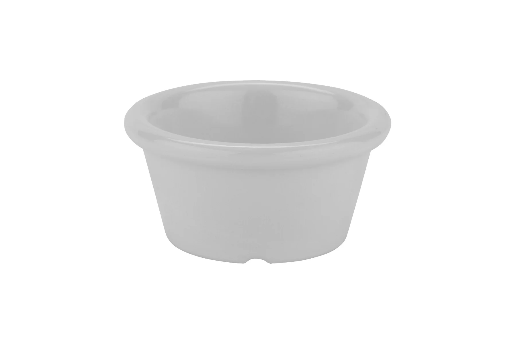GET S-620-W Melamine Smooth Ramekin 2 oz. - White - 48/Case