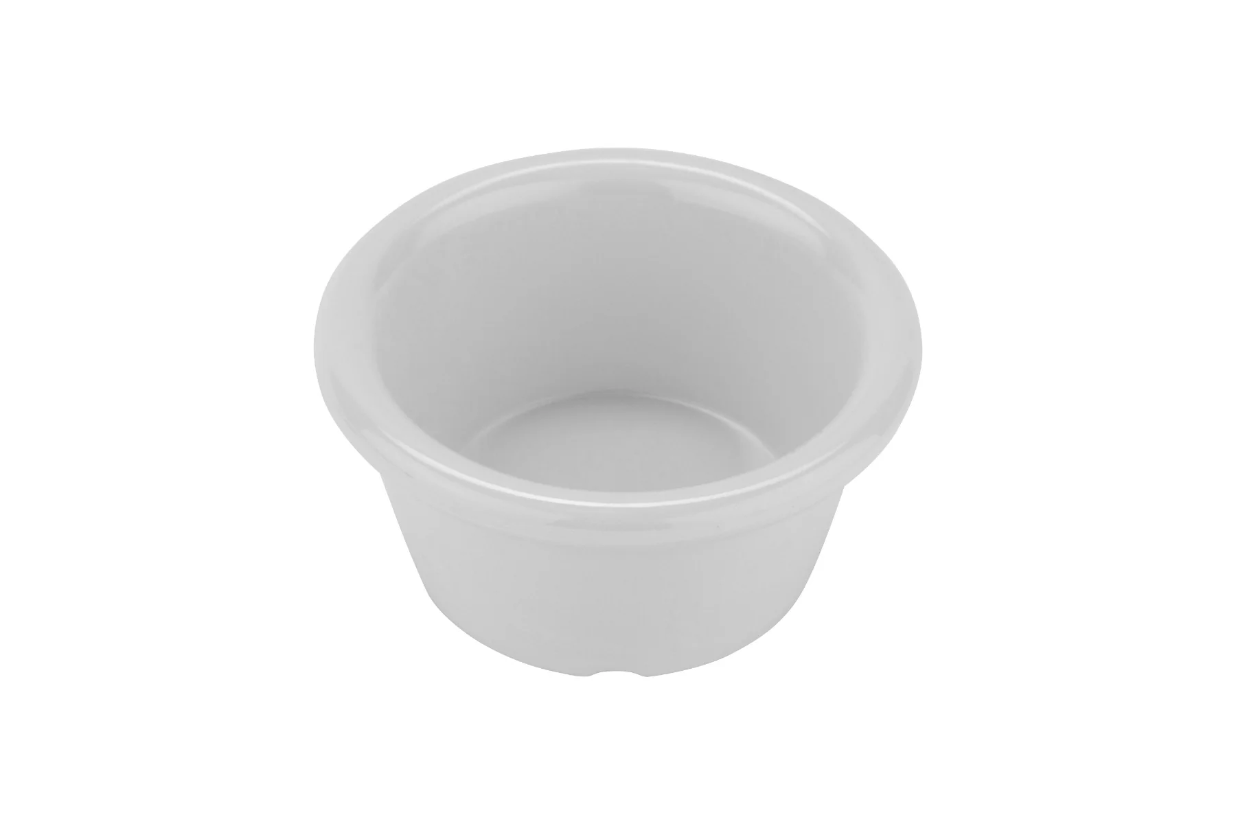 GET S-620-W Melamine Smooth Ramekin 2 oz. - White - 48/Case - Image 3