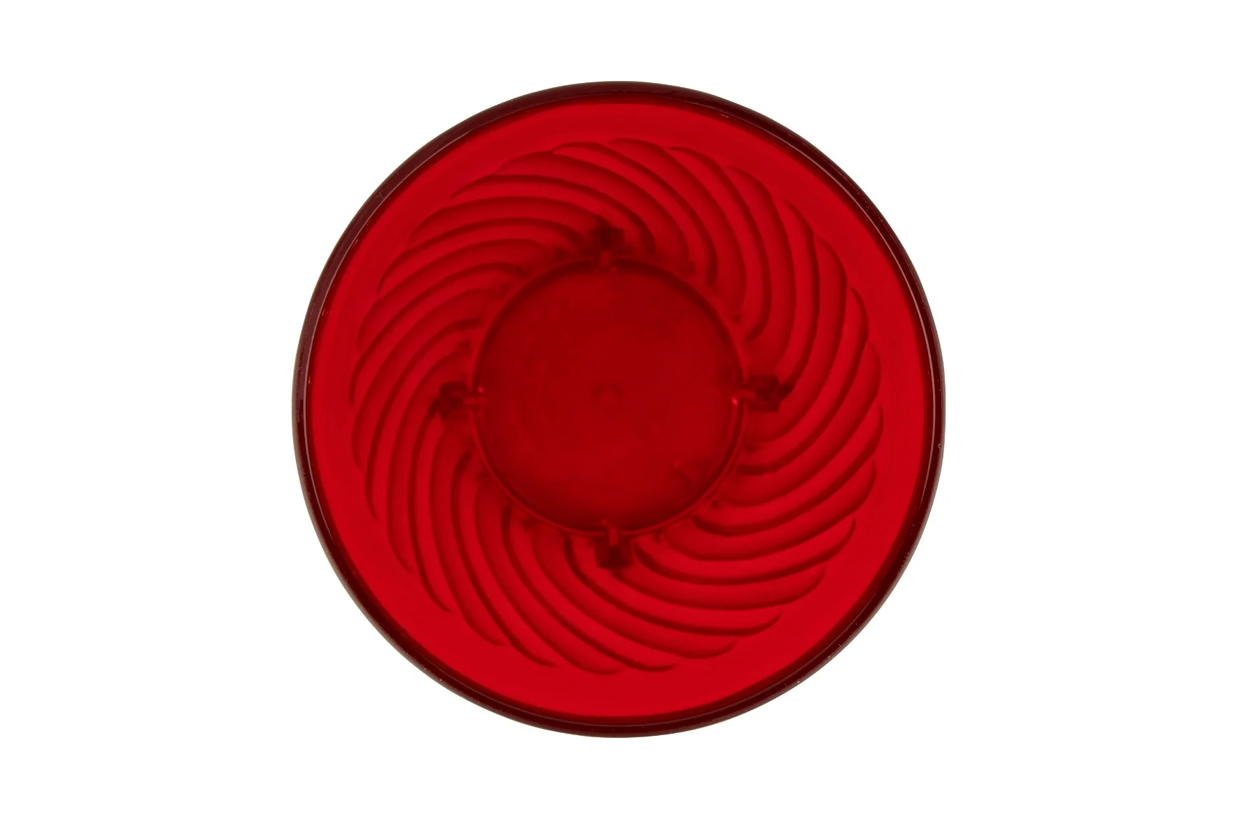 GET 2220-1-R SAN Tahiti SAN Plastic Stackable Swirled Textured Tumbler 20 oz. - Red - 72/Case - Image 3