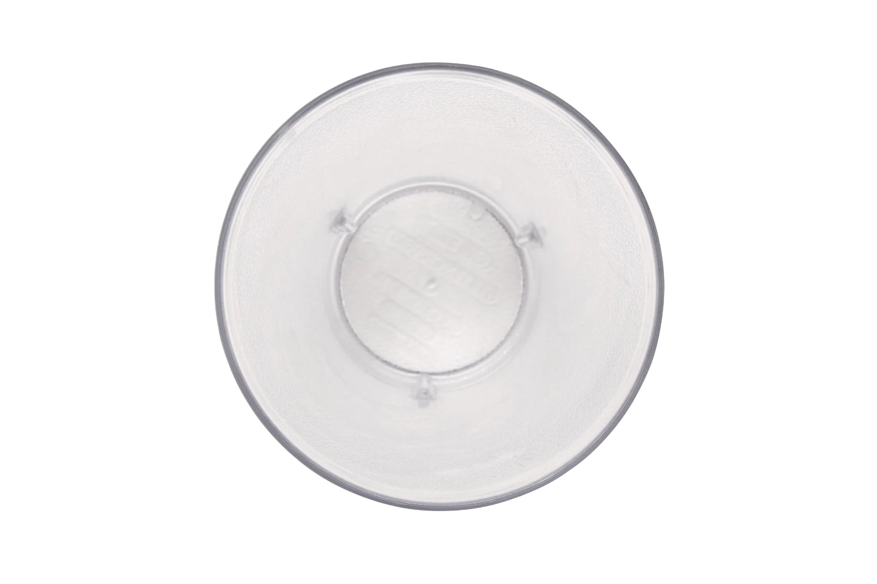 GET 5032-1-CL Short SAN Plastic Stackable Pebbled Textured Tumbler 32 oz. - Clear - 24/Box - Image 2