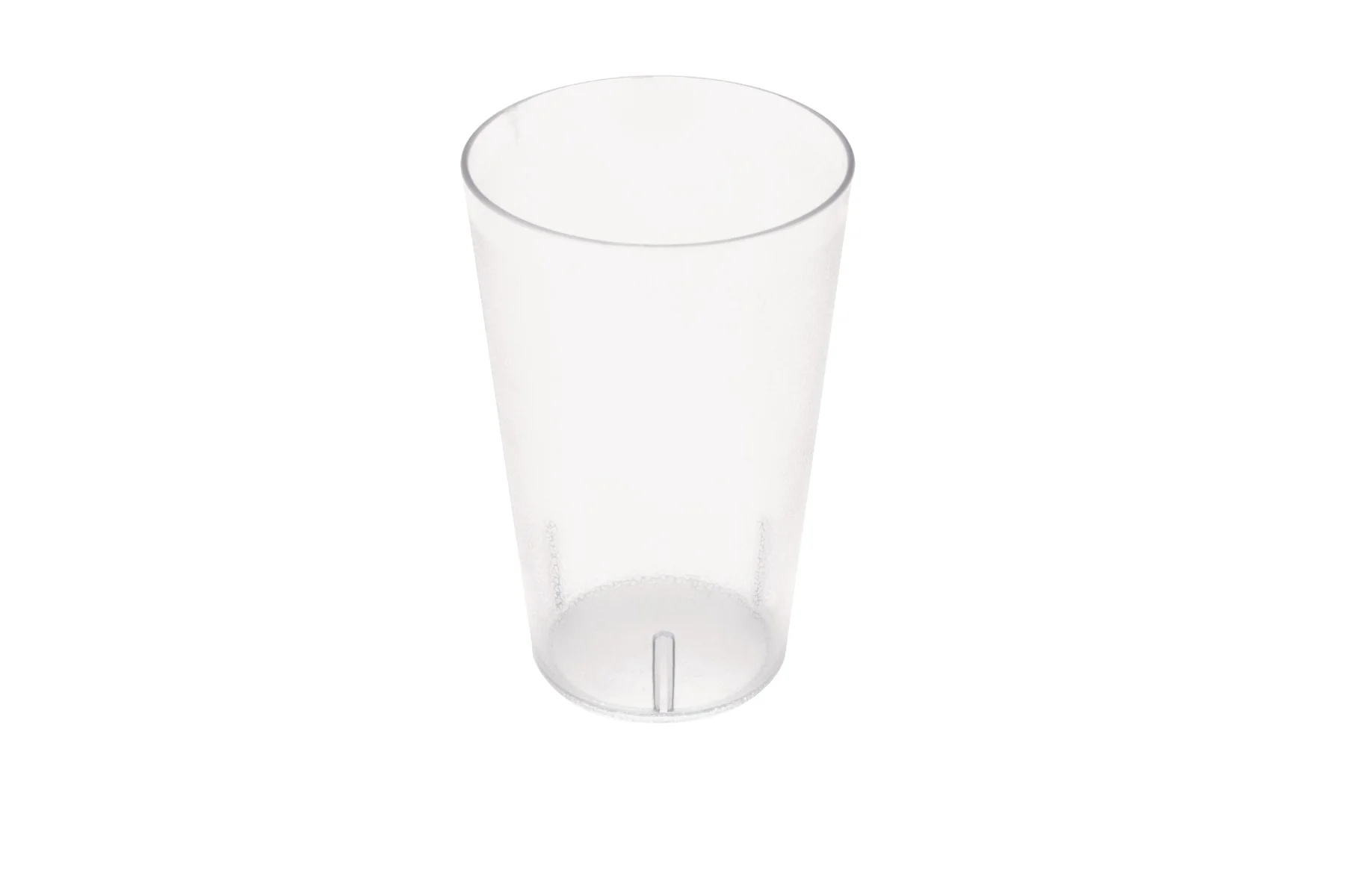 GET 5032-1-CL Short SAN Plastic Stackable Pebbled Textured Tumbler 32 oz. - Clear - 24/Box - Image 3