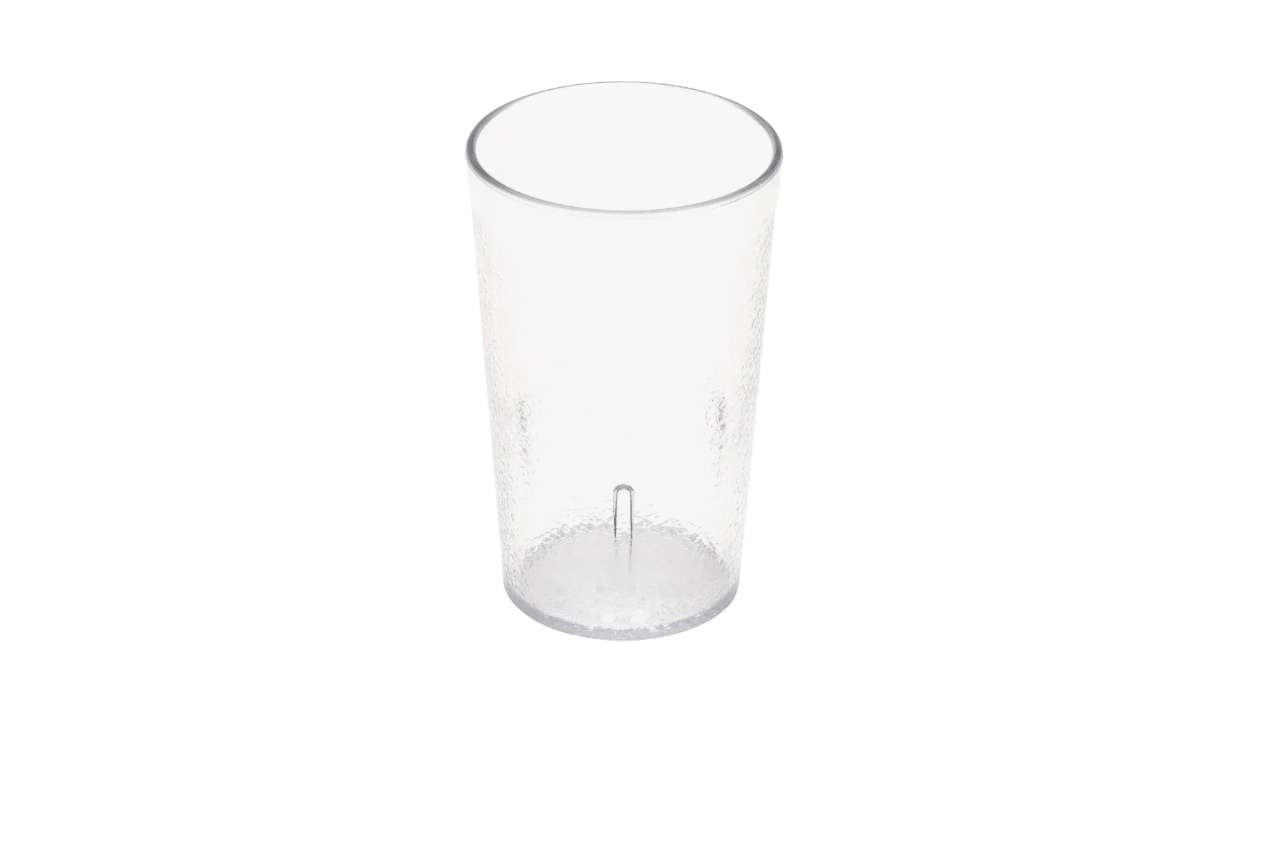GET 6605-1-CL SAN Plastic Stackable Pebbled Textured Tumbler 5 oz. - Clear - 24/Box - Image 2