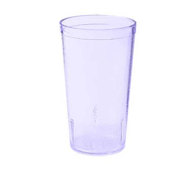 GET 6612-1-BL SAN Plastic Stackable Pebbled Textured Tumbler 12 oz. - Blue - 24/Box