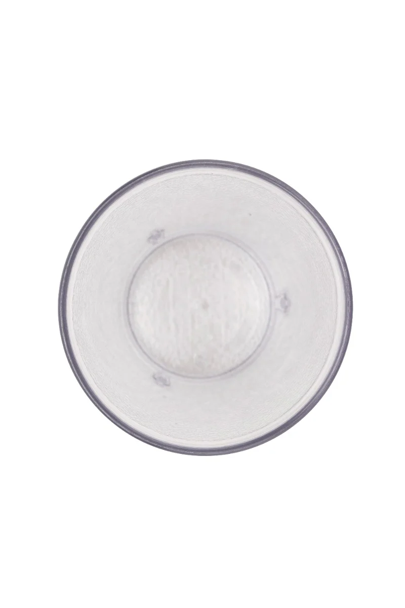 GET 6612-1-CL SAN Plastic Stackable Pebbled Textured Tumbler 12 oz. - Clear - 24/Box - Image 3