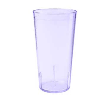 GET 6616-1-BL SAN Plastic Stackable Pebbled Textured Tumbler 16 oz. - Blue - 24/Box