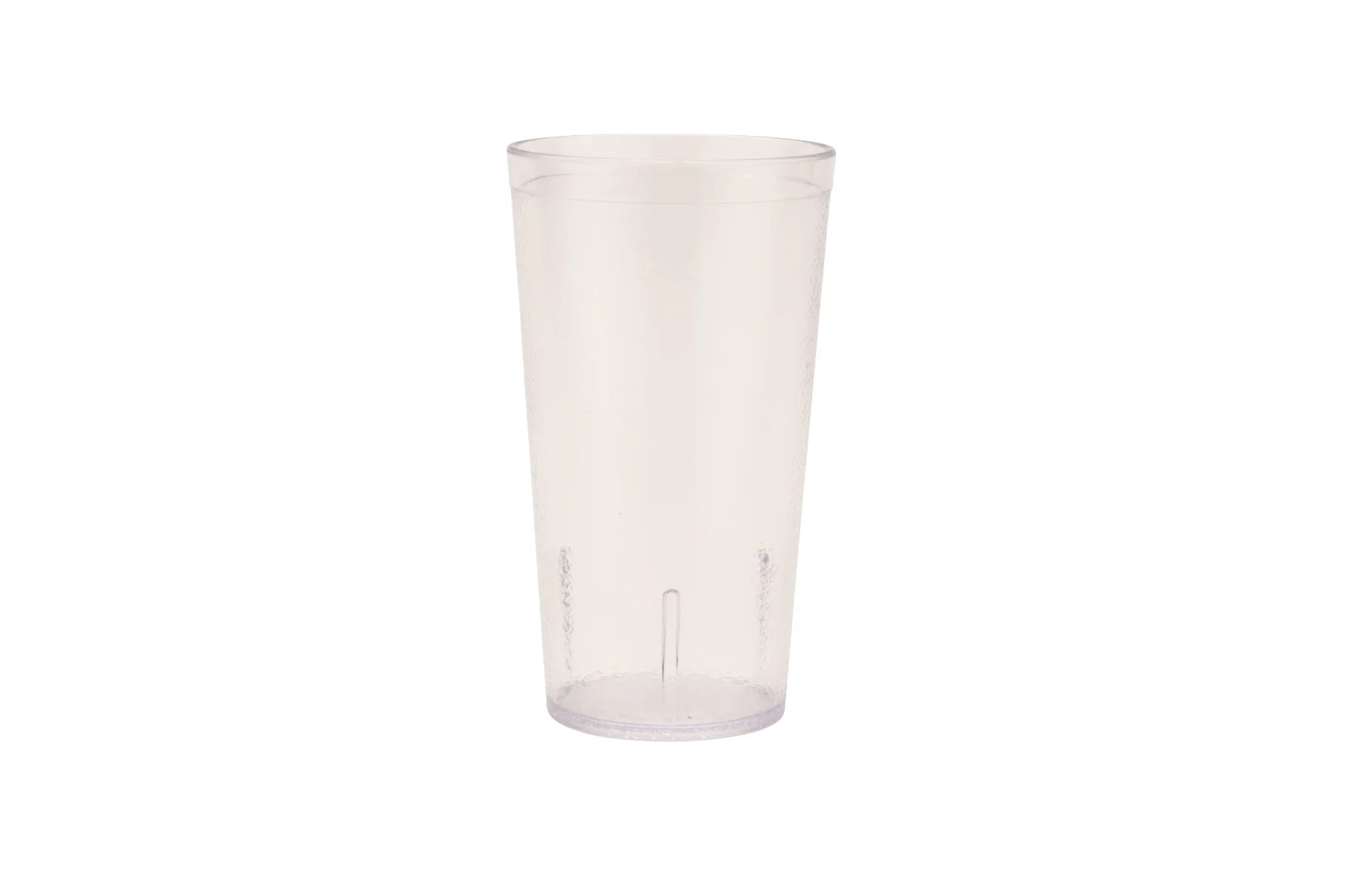 GET 6616-1-CL SAN Plastic Stackable Pebbled Textured Tumbler 16 oz. - Clear - 24/Box