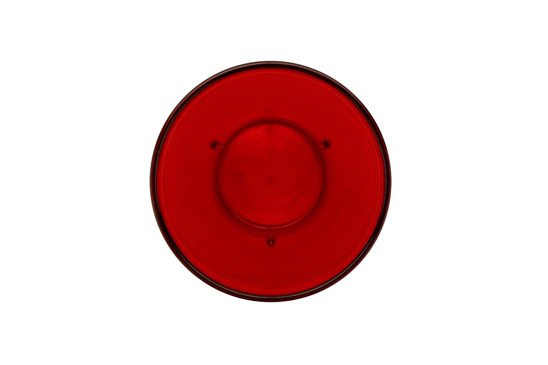 GET 6616-1-R SAN Plastic Stackable Pebbled Textured Tumbler 16 oz. - Red - 24/Box - Image 3