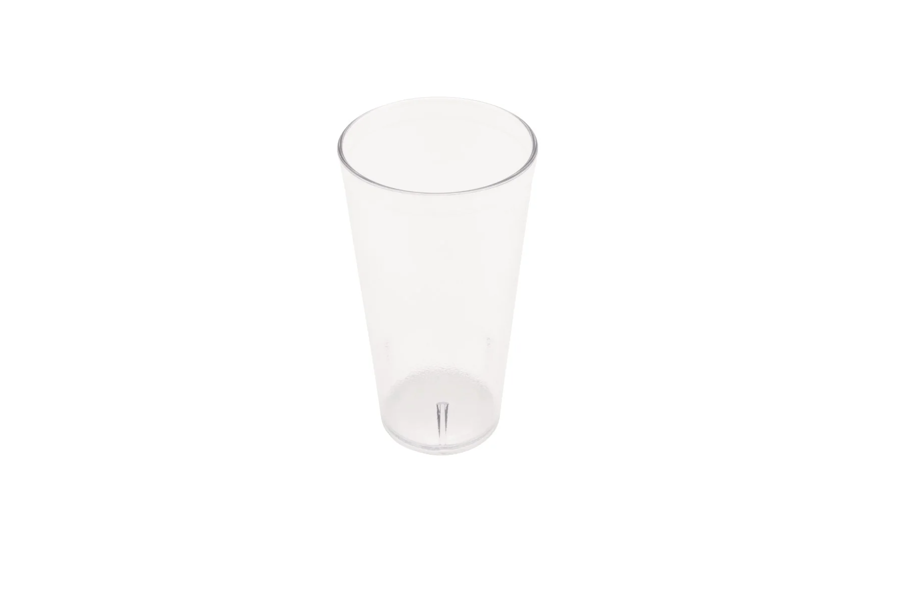 GET 6620-1-CL SAN Plastic Stackable Pebbled Textured Tumbler 20 oz. - Clear - 24/Box