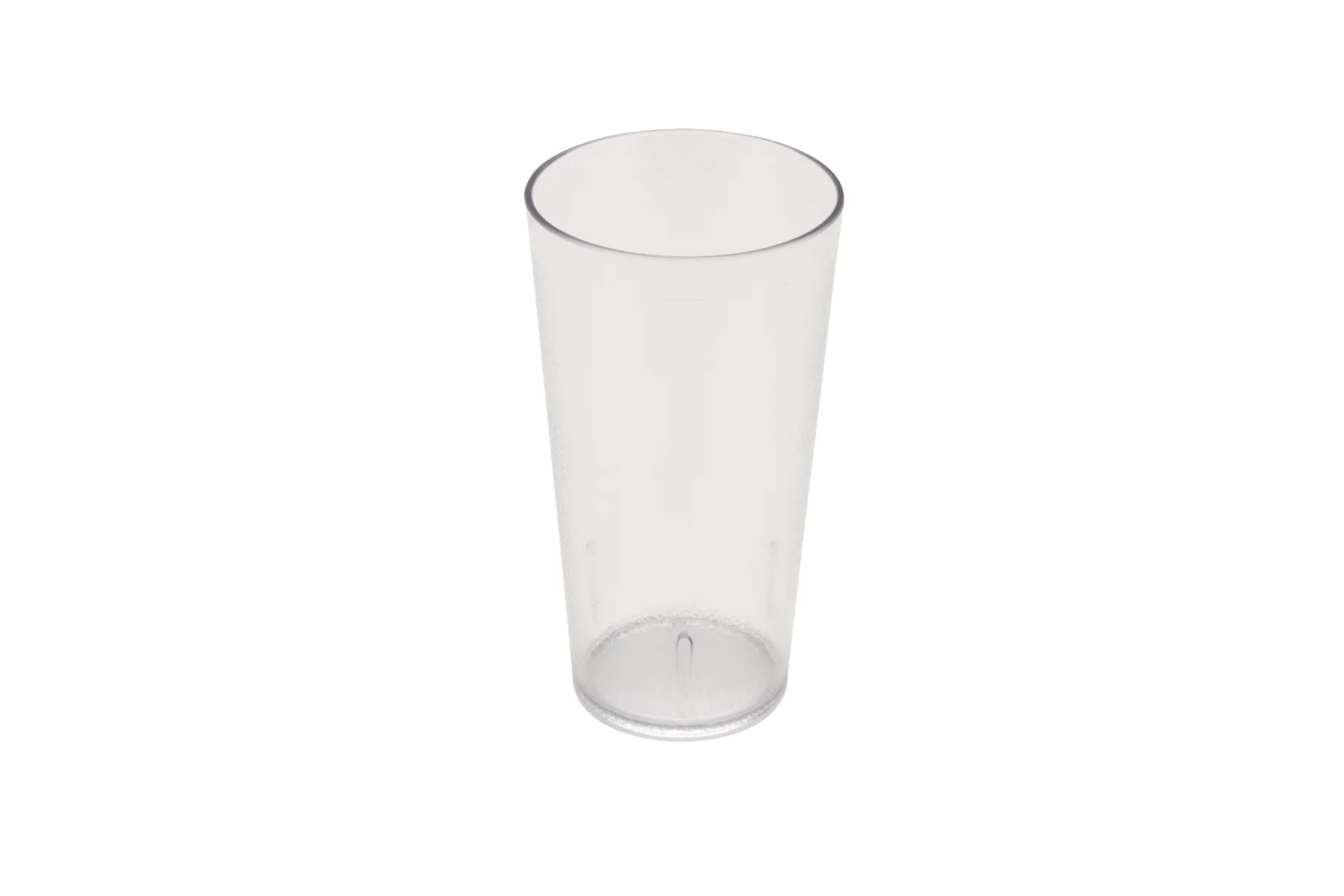 GET 6632-1-CL SAN Plastic Stackable Pebbled Textured Tumbler 32 oz. - Clear - 48/Case