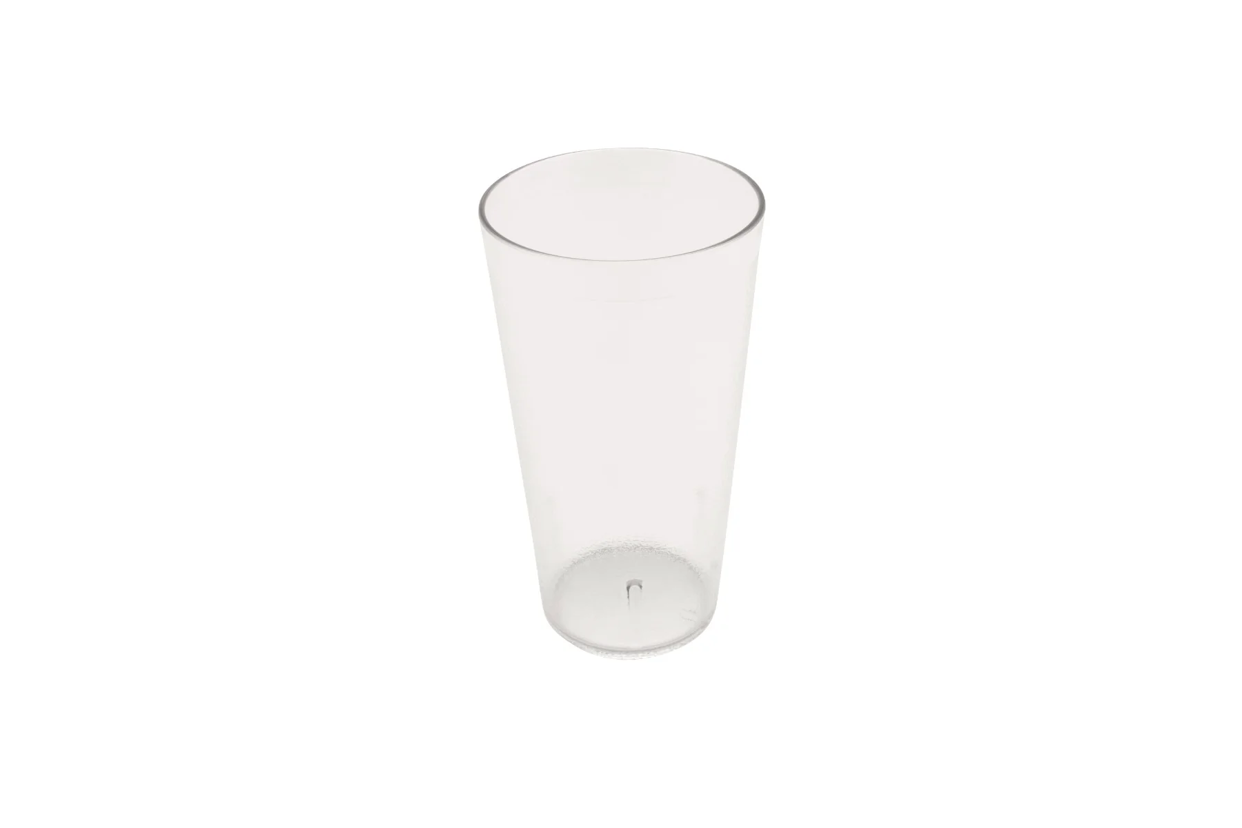 GET 6632-1-CL SAN Plastic Stackable Pebbled Textured Tumbler 32 oz. - Clear - 48/Case - Image 3