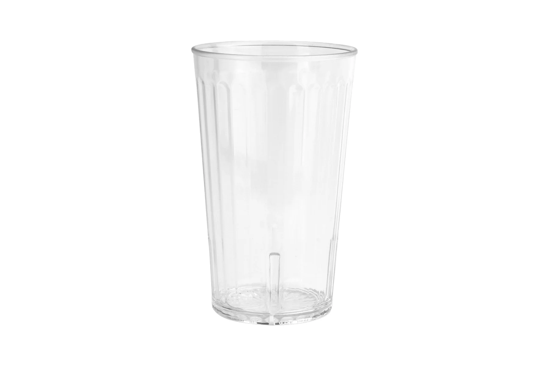GET 8820-1-CL Spektrum SAN Plastic Stackable Fluted Tumbler 20 oz. - Clear - 24/Box - Image 3