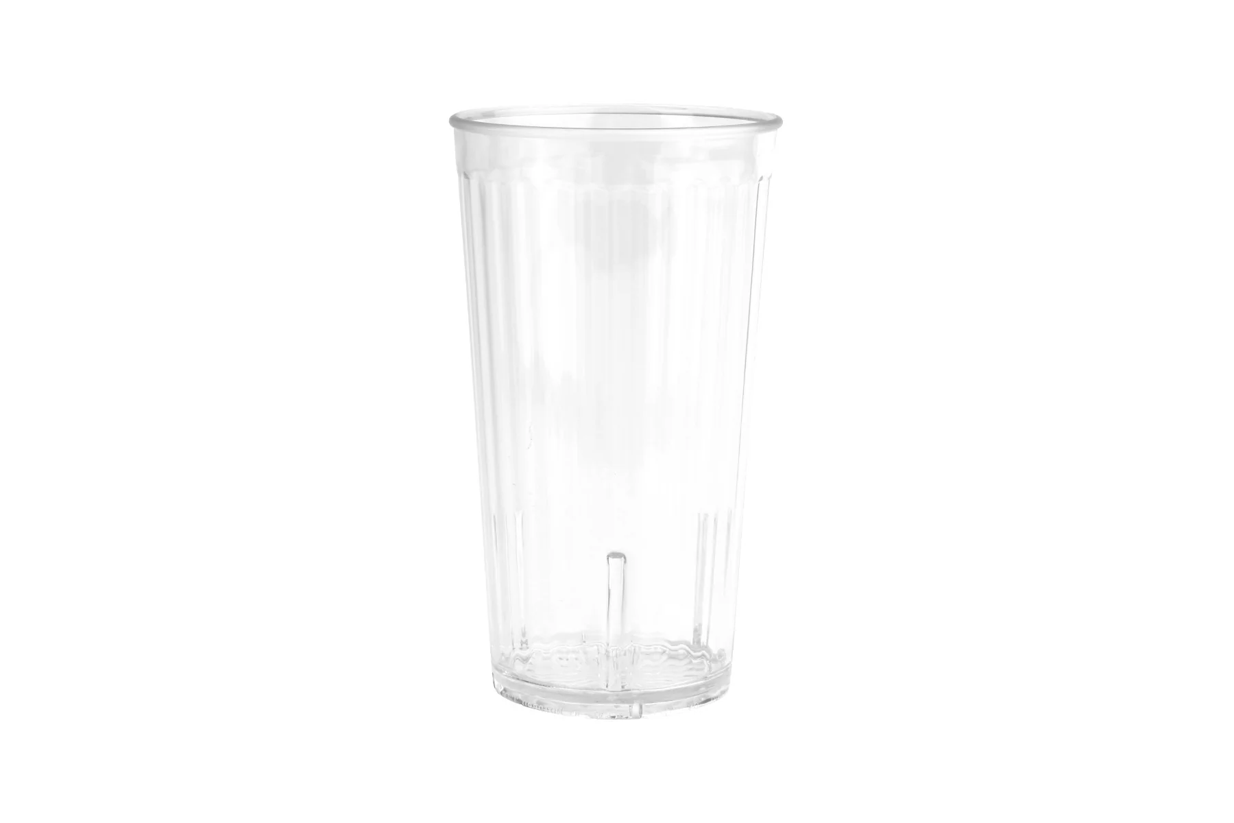 GET 8822-1-CL Spektrum SAN Plastic Stackable Fluted Tumbler 22 oz. - Clear - 72/Case