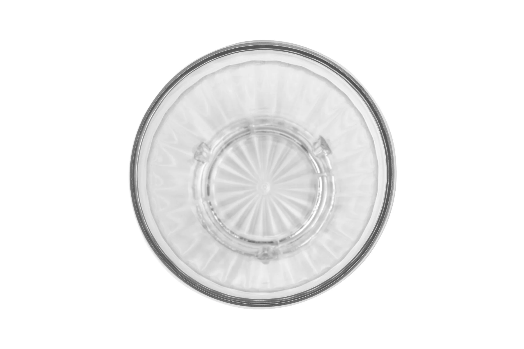 GET 8822-1-CL Spektrum SAN Plastic Stackable Fluted Tumbler 22 oz. - Clear - 72/Case - Image 2