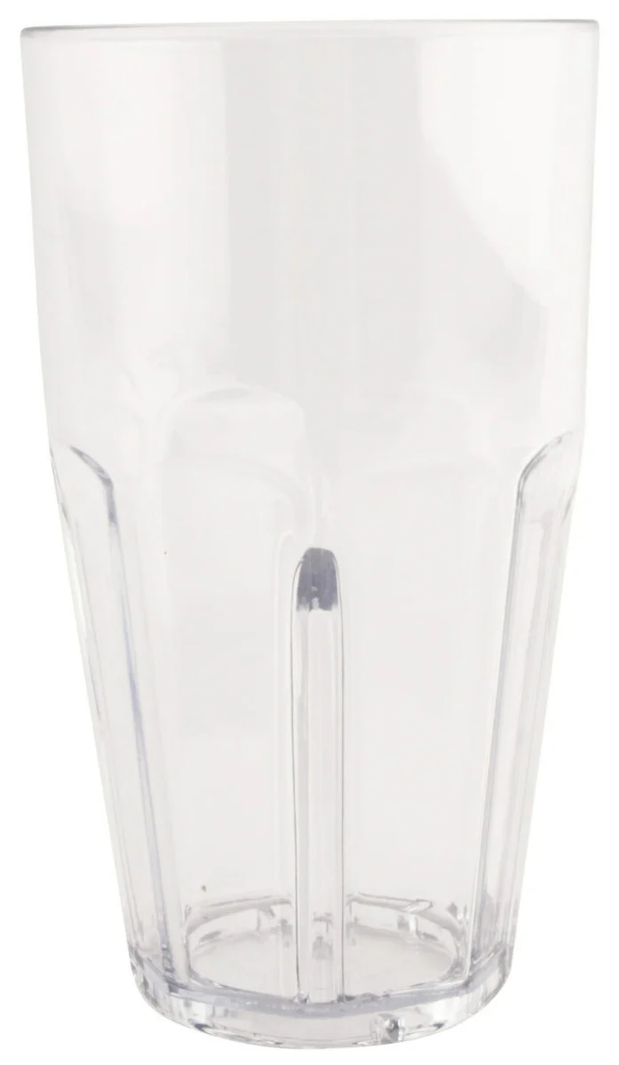 GET 9932-1-CL Bahama SAN Plastic Stackable Paneled Cooler Tumbler 32 oz. - Clear - 24/Box