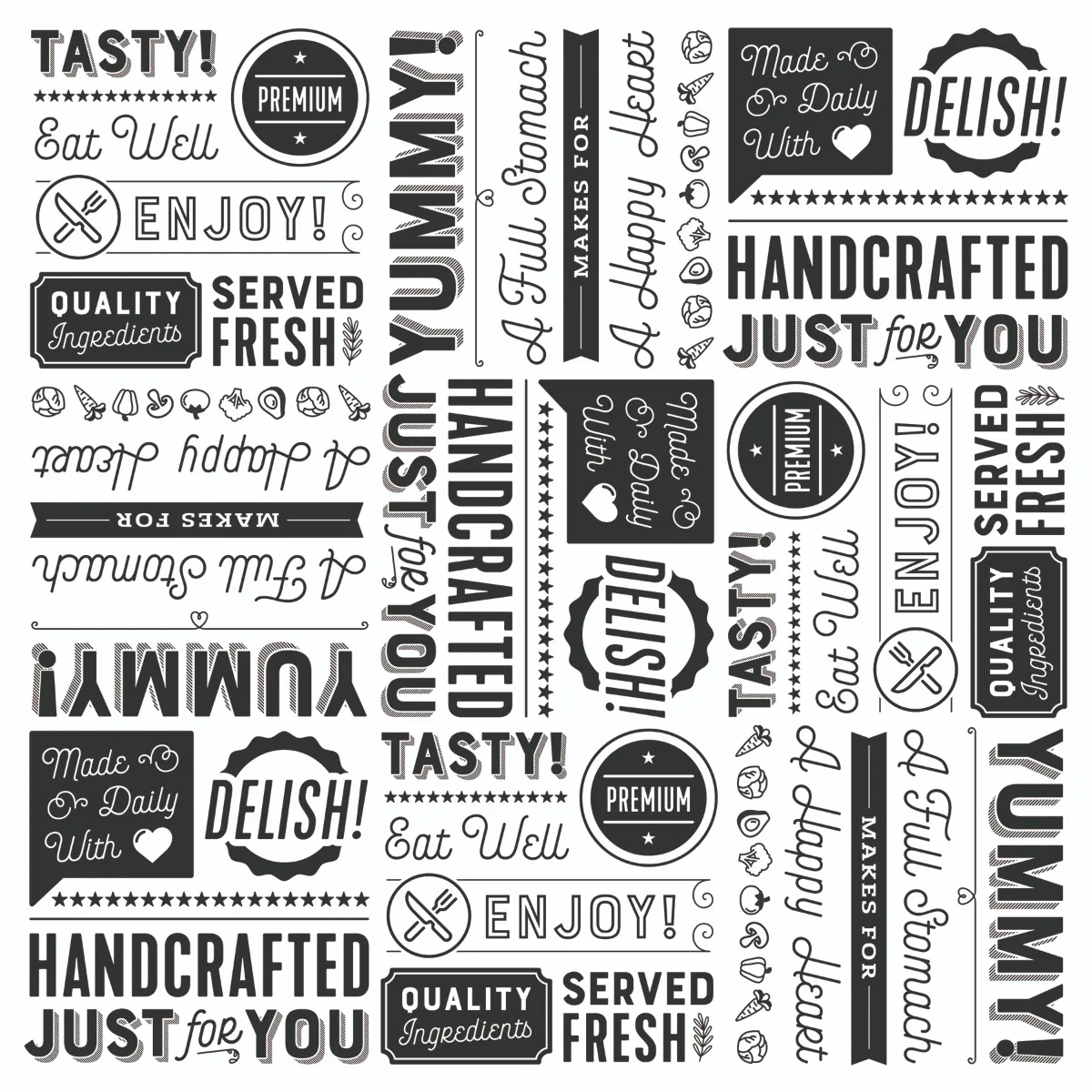 GET P-GT-1212-W Food-Safe Sandwich/Deli Wrap Paper 12" x 12" - White with Wording - 1000/Case