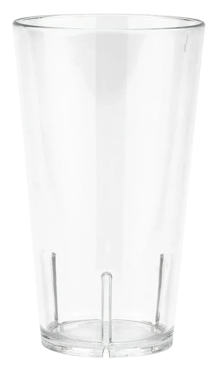 GET S-15-1-CL San Plastic Stackable Shaker / Tumbler 14 oz. - Clear - 24/Case