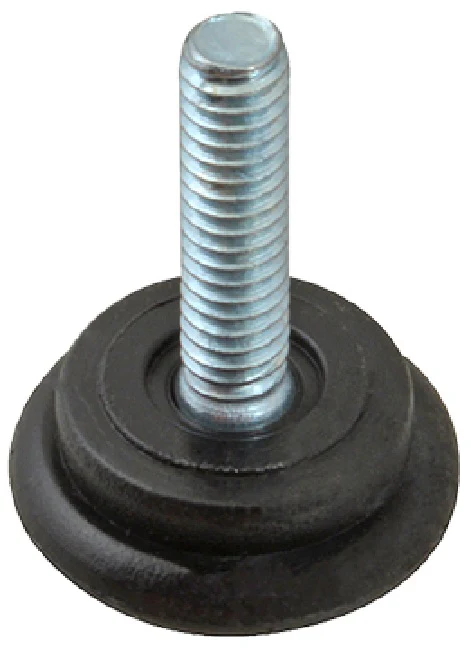 FMP 121-1007 Table Glide with 1" dia. Plastic Base, 1/4-20 Thread, and 1" Stud