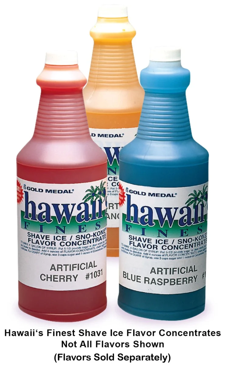 Gold Medal 1029 Hawaii's Finest Snow Cone Syrup Concentrate 1 qt. - Peach