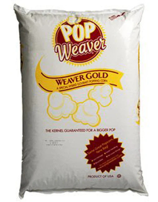Gold Medal 2040WG Weaver Gold Hybrid Gourmet Butterfly Popcorn Kernels - 50 lb. Bag - Image 2