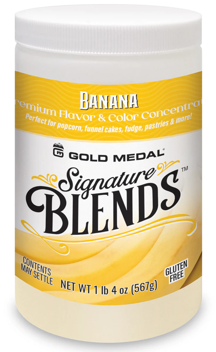 Gold Medal 2281 Signature Blends Candy Glaze 20 oz. - Banana