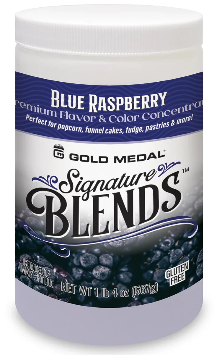 Gold Medal 2290 Signature Blends Candy Glaze 20 oz. - Blue Raspberry