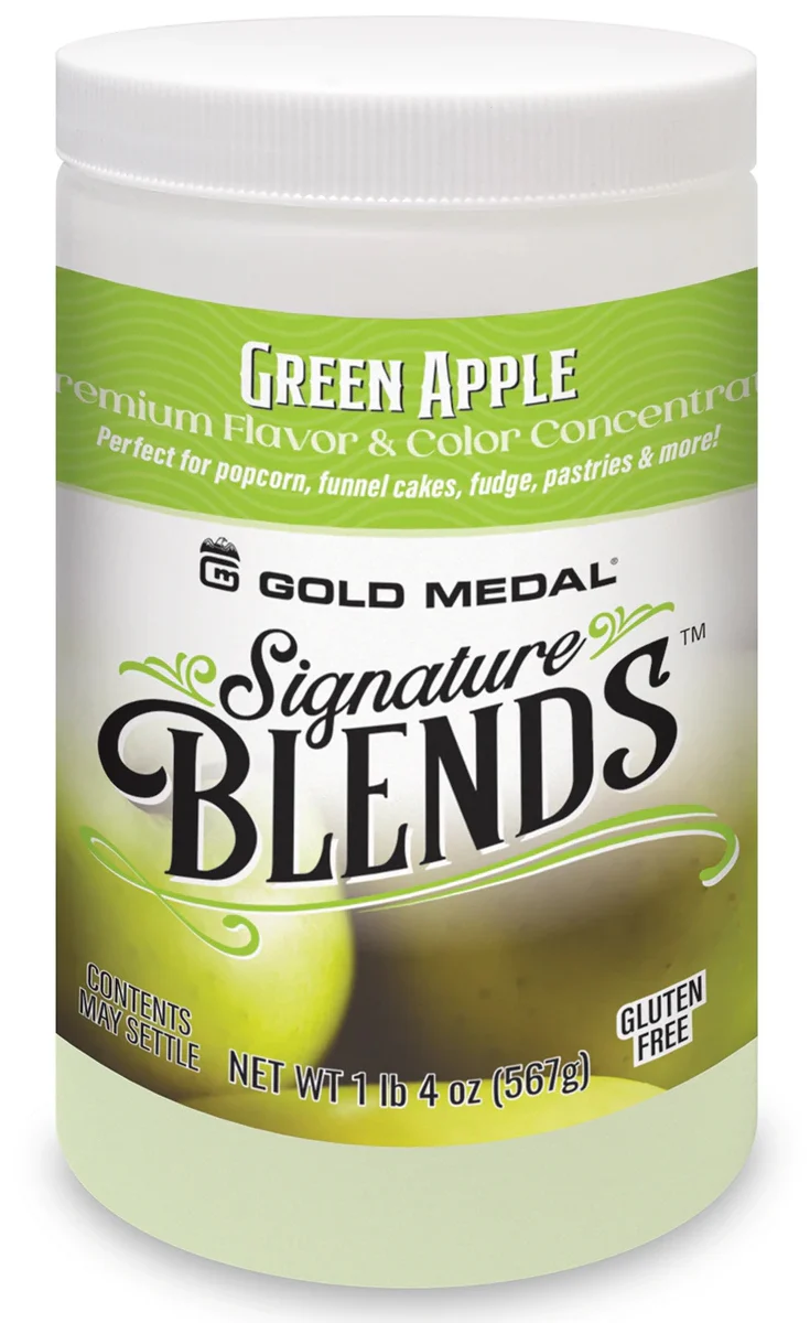 Gold Medal 2294 Signature Blends Candy Glaze 20 oz. - Green Apple