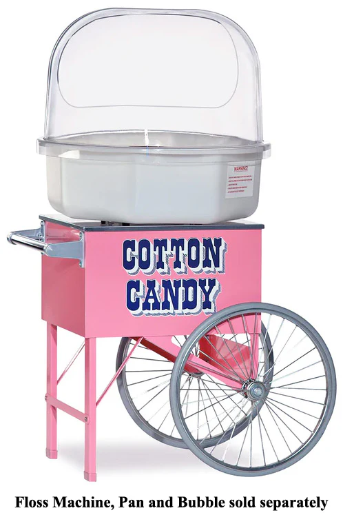 Gold Medal 3149 Cotton Candy Pinkie Floss Cart with Word Graphics 20"L x 20"W x 38"H - Image 2