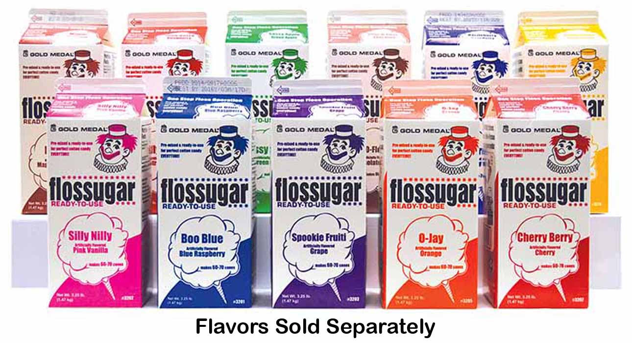 Gold Medal 3203 Flossugar Cotton Candy Floss Sugar 1/2 gal. - Spookie Fruiti (Grape) - Image 2