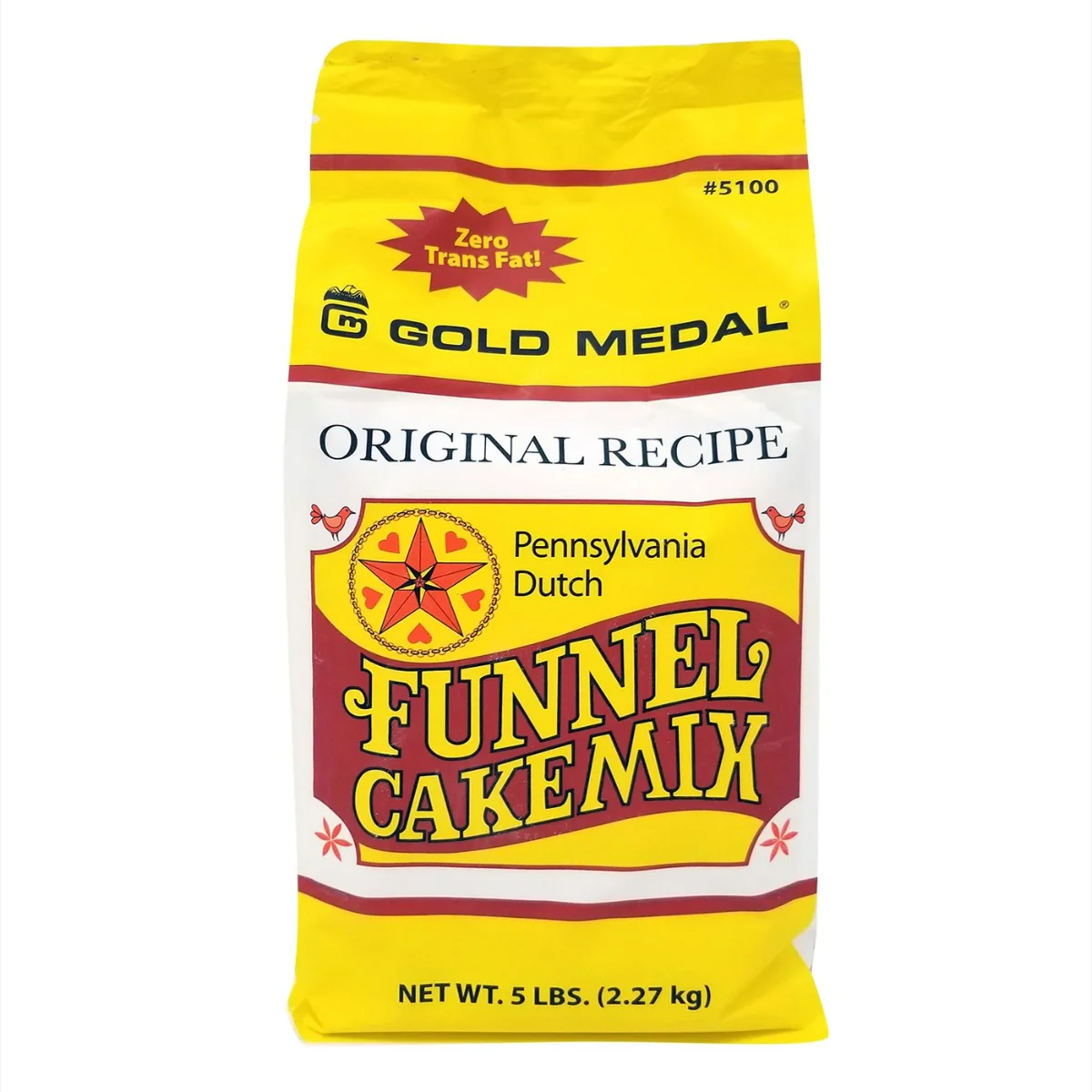 Gold Medal 5100 Deluxe Pennsylvania Dutch Funnel Cake Mix 5 lb. - 6/Case - Image 2