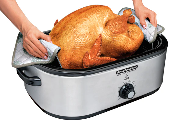 Hamilton Beach 32921 Proctor-Silex Commercial Countertop Roaster Oven/Warmer 18 Qt. - 120v, 1440W - Image 6