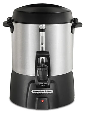 Hamilton Beach 45040R Proctor-Silex 40 Cup Coffee Urn Percolator – Aluminum