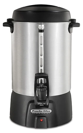 Hamilton Beach 45060R Proctor-Silex 60 Cup Coffee Urn Percolator – Aluminum