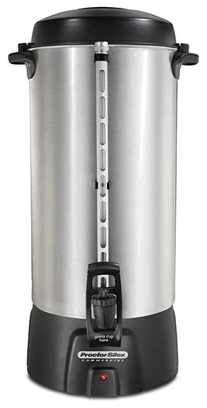 Hamilton Beach 45100R Commercial Coffee Urn – Large Capacity Stainless Steel Coffee Dispenser