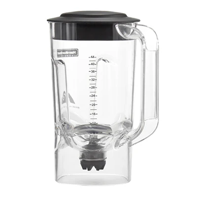 Hamilton Beach 6126-908R Polycarbonate Blender Container with Blade and Lid 44 oz. - Clear - for HBB908R & HBB908R-CE Series