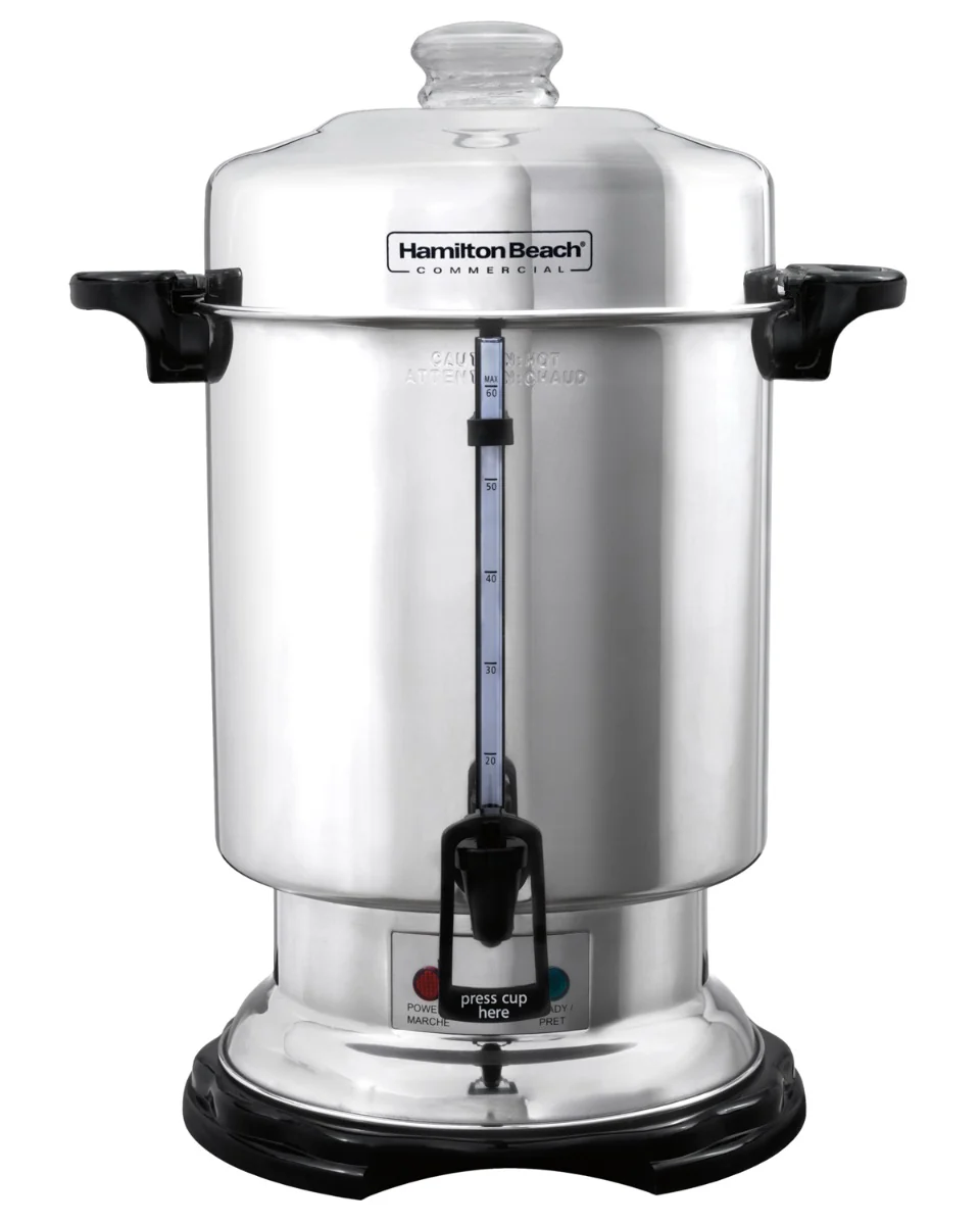 Hamilton Beach D50065 60 Cup Commercial Coffee Urn Percolator ā Stainless Steel