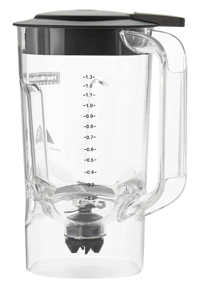 Hamilton Beach HBB908R 2-Speed Bar Blender with 44 oz. Polycarbonate Container and Black Base - 120V, 1 HP - Image 5