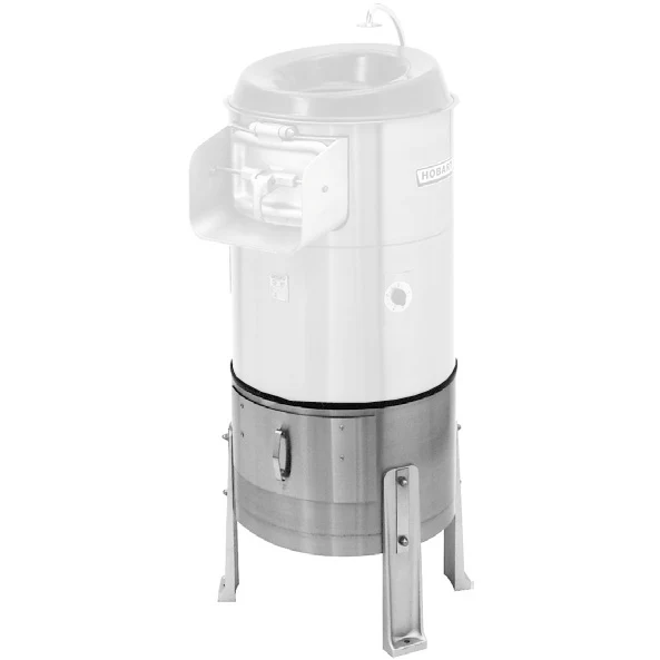 Hobart 6460-CBTSST Potato Peeler Cabinet Base w/ Trap & Strainer - Image 2
