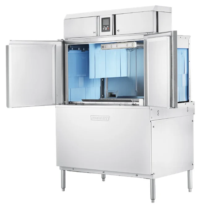 Hobart CL44EN-BAS Conveyor Dishwasher – 202 Racks/hr High Temp - Image 2