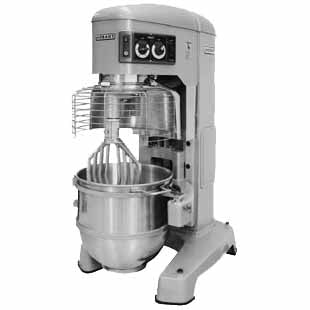 Hobart HL1400C-2STD Legacy Correctional Planetary Floor Mixer with Accessories 140 Qt - 4 Fixed Speeds - 380-460v/50/60/3, 5 HP - Image 2