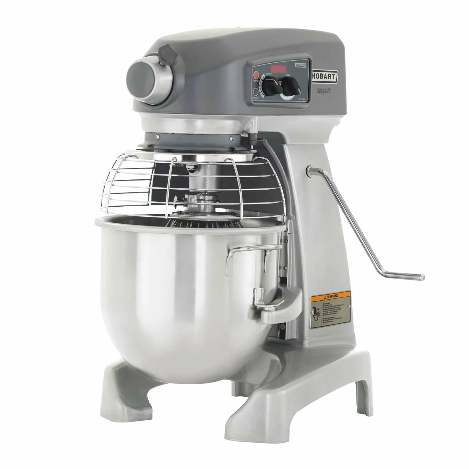 Hobart HL200-2STD Legacy Planetary Bench Mixer with Accessories 20 Qt. - 3 Fixed Speeds - 200-240v/50/60/1, 1/2 HP