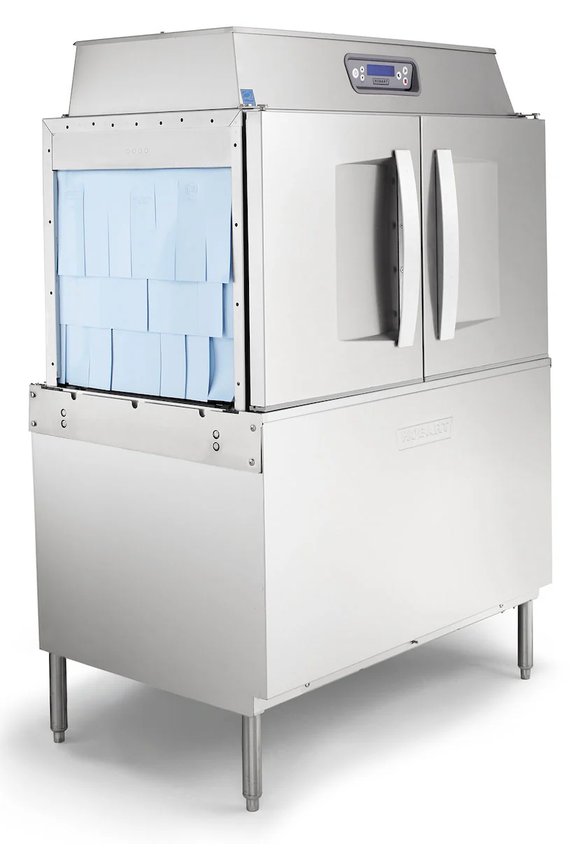 Hobart CL44EN-BAS8 1-Tank High Temp Conveyor Dishwasher with Booster Heater - Left to Right - 202 racks/hr - 208v/3, 30 kW - Image 2