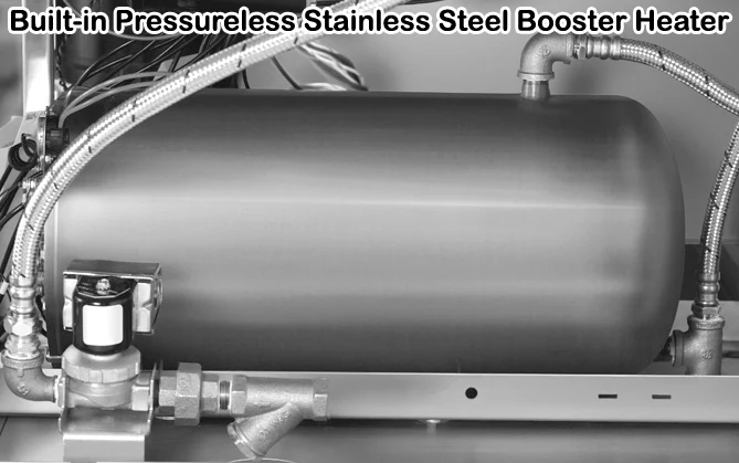 Hobart CL44EN-BAS8 1-Tank High Temp Conveyor Dishwasher with Booster Heater - Left to Right - 202 racks/hr - 208v/3, 30 kW - Image 7