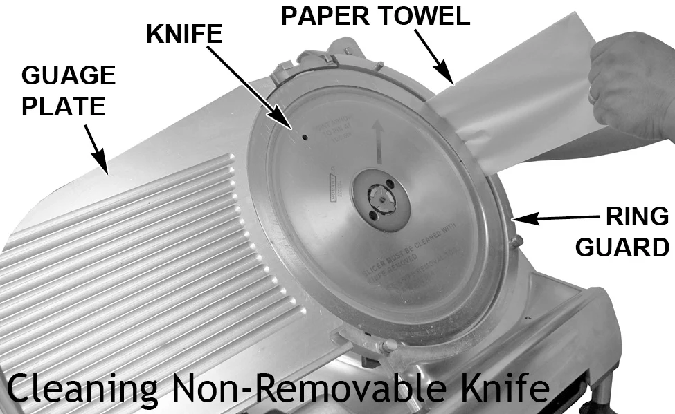 Hobart HS8N-1 Manual Meat Slicer with 13" Non-Removable Knife - 120v - Image 8