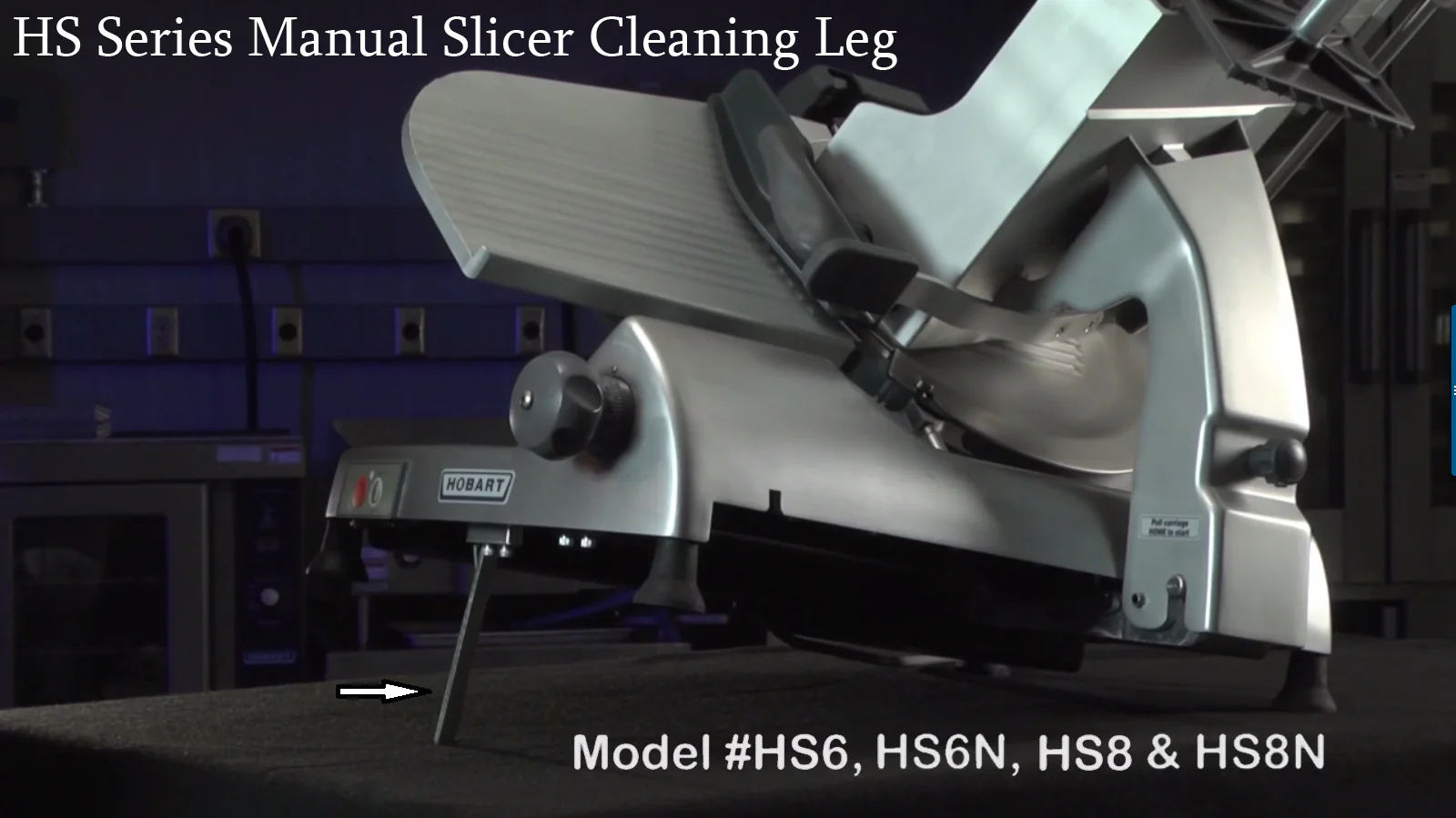 Hobart HS8N-HV50C Manual Meat Slicer with 13" Non-Removable Knife - Image 4