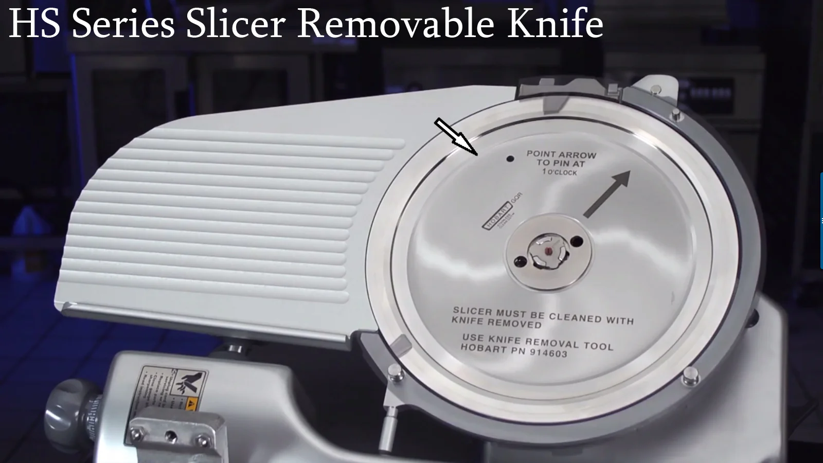 Hobart HS9-1 Automatic Meat Slicer with 13" Removable Knife - 120v - Image 18