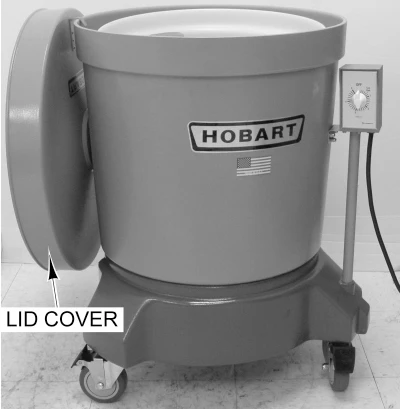 Hobart SDPS-11 Stainless Steel Salad Dryer 20 Gal. - 115v, 1/4 Hp - Image 5