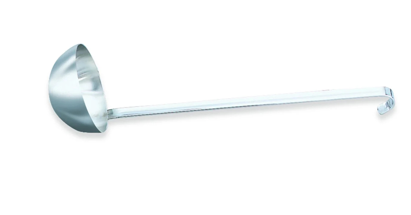 Vollrath 58000 Stainless Steel Ladle with 6" Grooved Hooked Handle 1/2 oz.