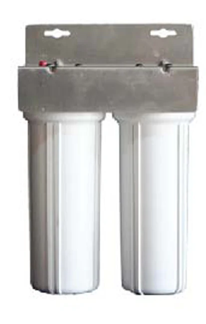 FilterONE ICEONE2 Twin 10" Ice Machine Water Filtration System - 3/8"npt connect