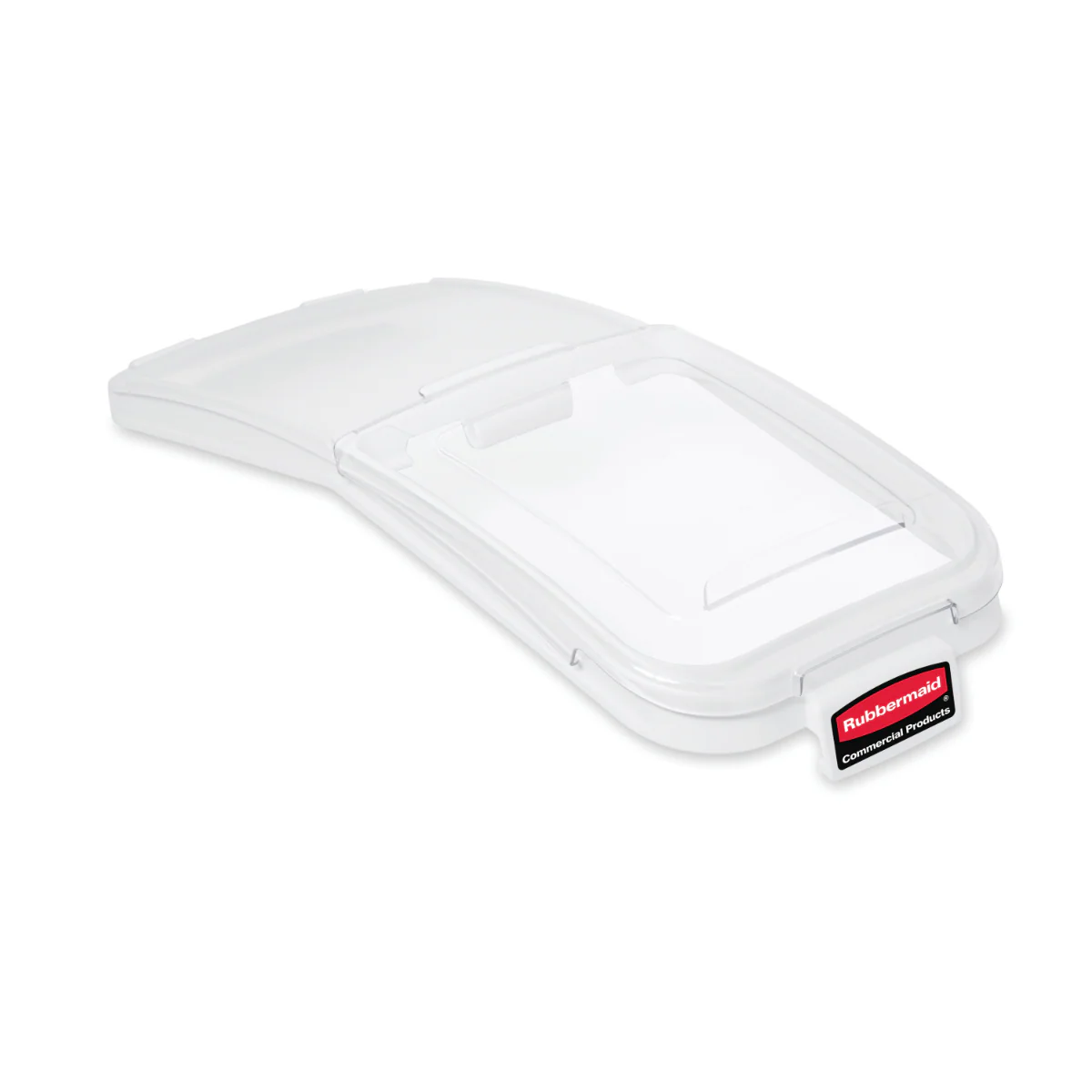 Rubbermaid FG9F7700CLR Ingredient Bin Sliding Lid with 32 oz. Scoop 29" x 12-1/10" - Clear - fits FG360088WHT